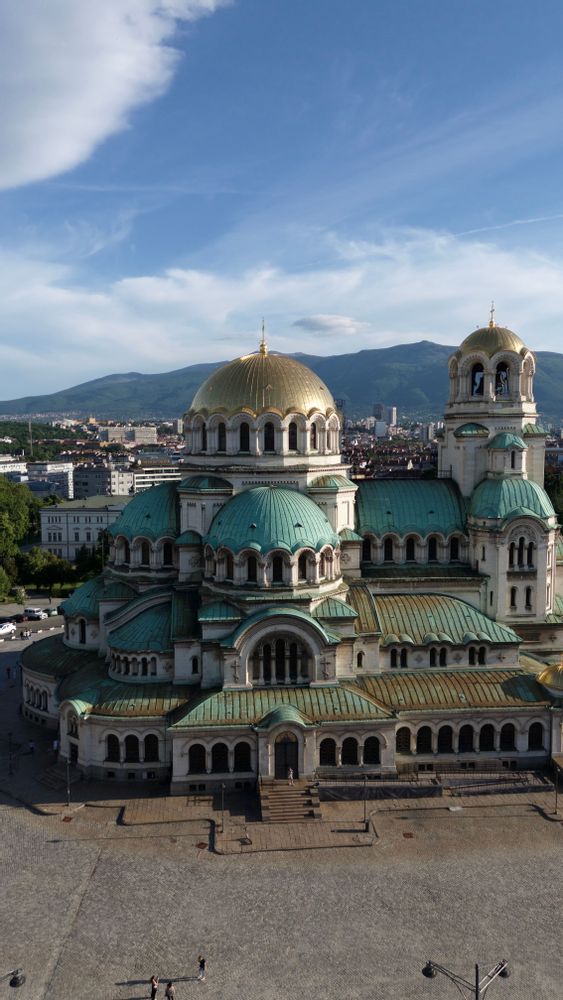 Cathédrale Alexandre Nevsky Sofia Bulgarie drone
