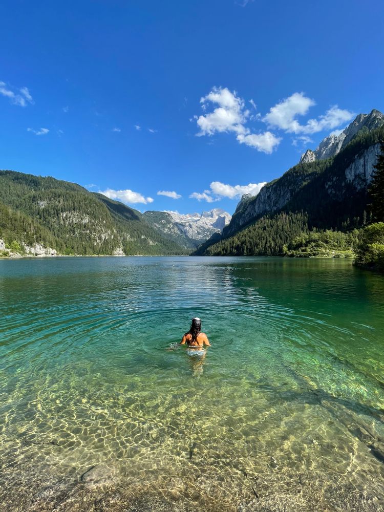 lac gosausee autriche eau turquoise