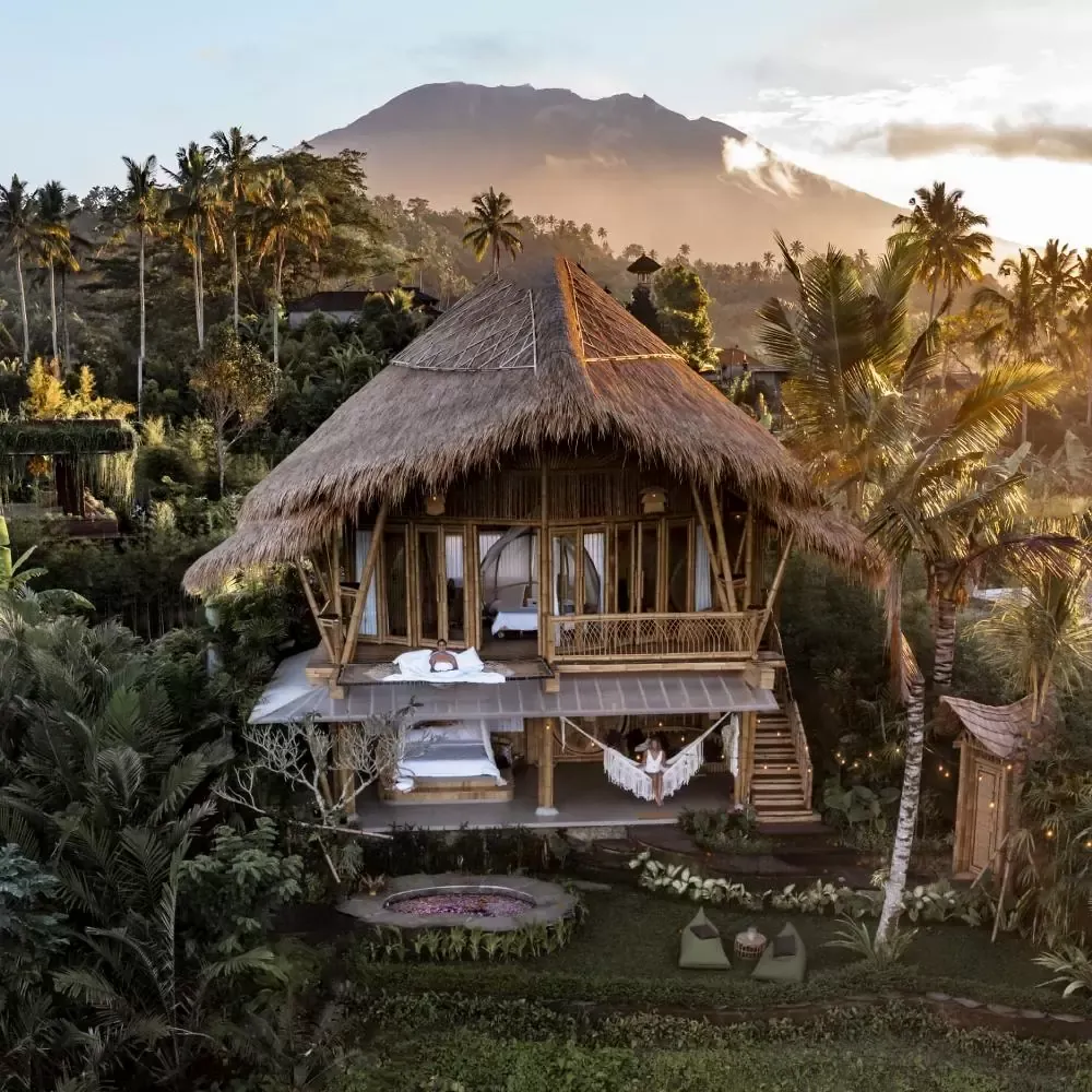 Les plus belles Bamboo House de Bali - Maison & logement en bambou avec piscine privée Bali Indonésie Magic Hills
