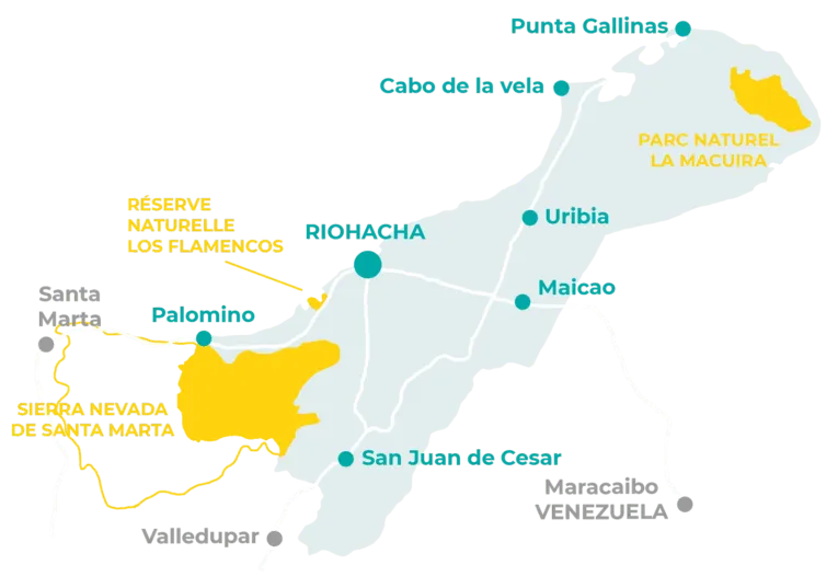 Guajira Colombie Carte