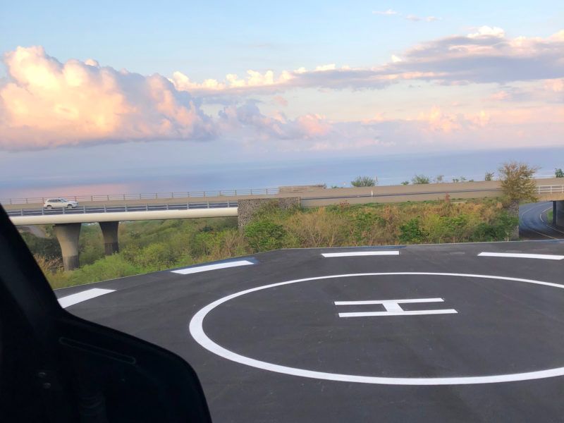 hélicoptère réunion