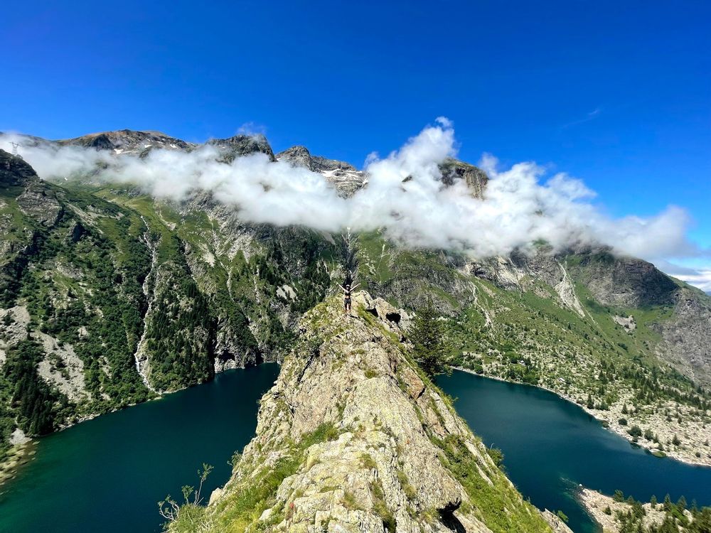 Vue Lac de la Muzelle lac du Lauvitel
