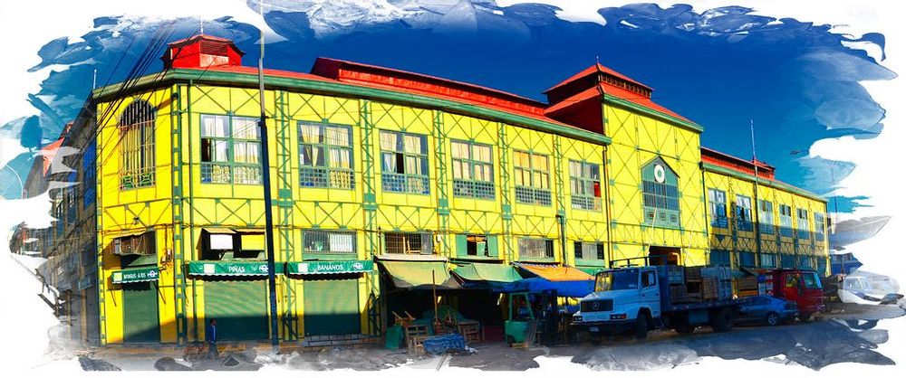 Marché Cardonal Valparaiso Chili