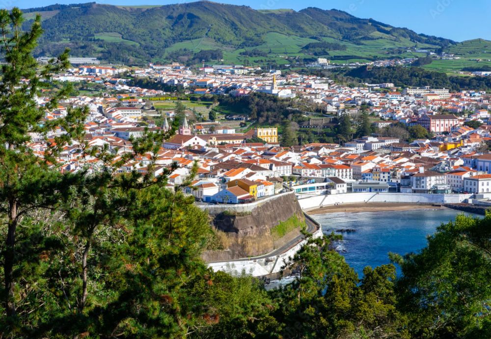 Monte Brasil sur l'île de Terceira aux Açores 