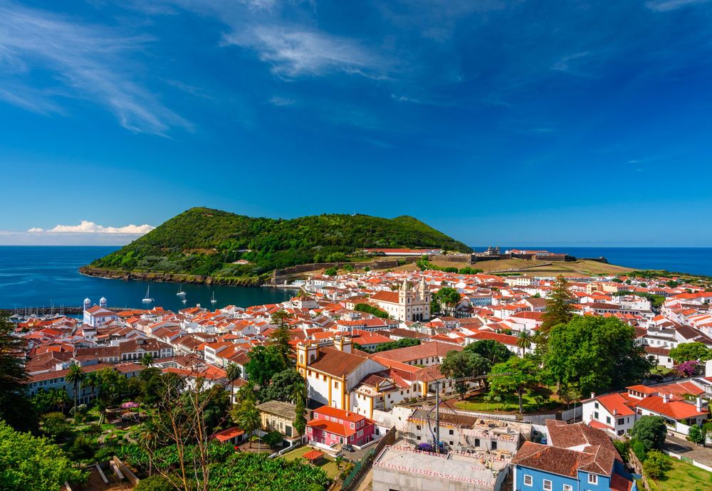 Monte Brasil sur l'île de Terceira aux Açores Angra do Heroismo