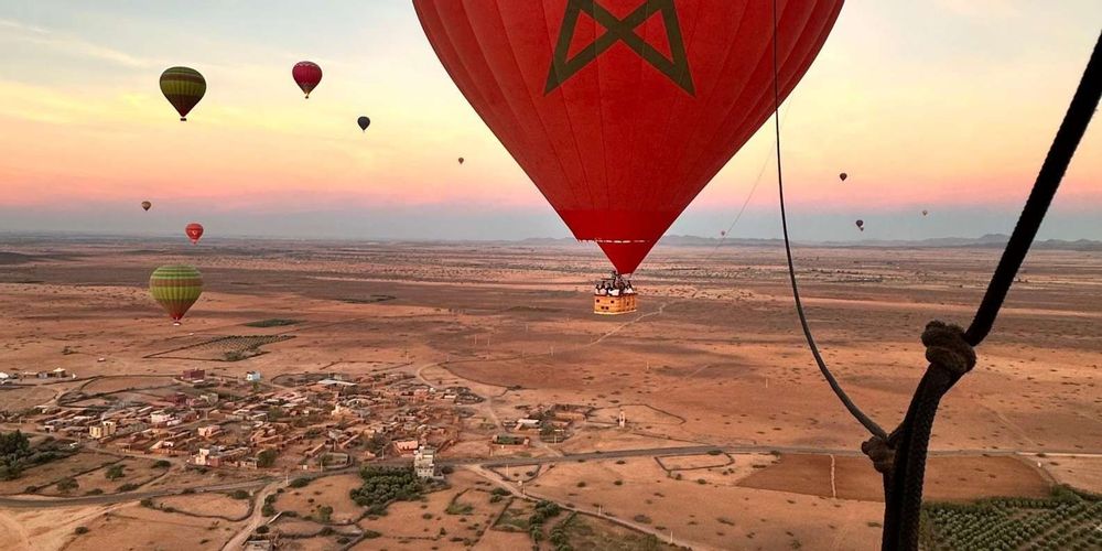 Marrakech évènement EVG EVJF Anniversaire Montgolfière