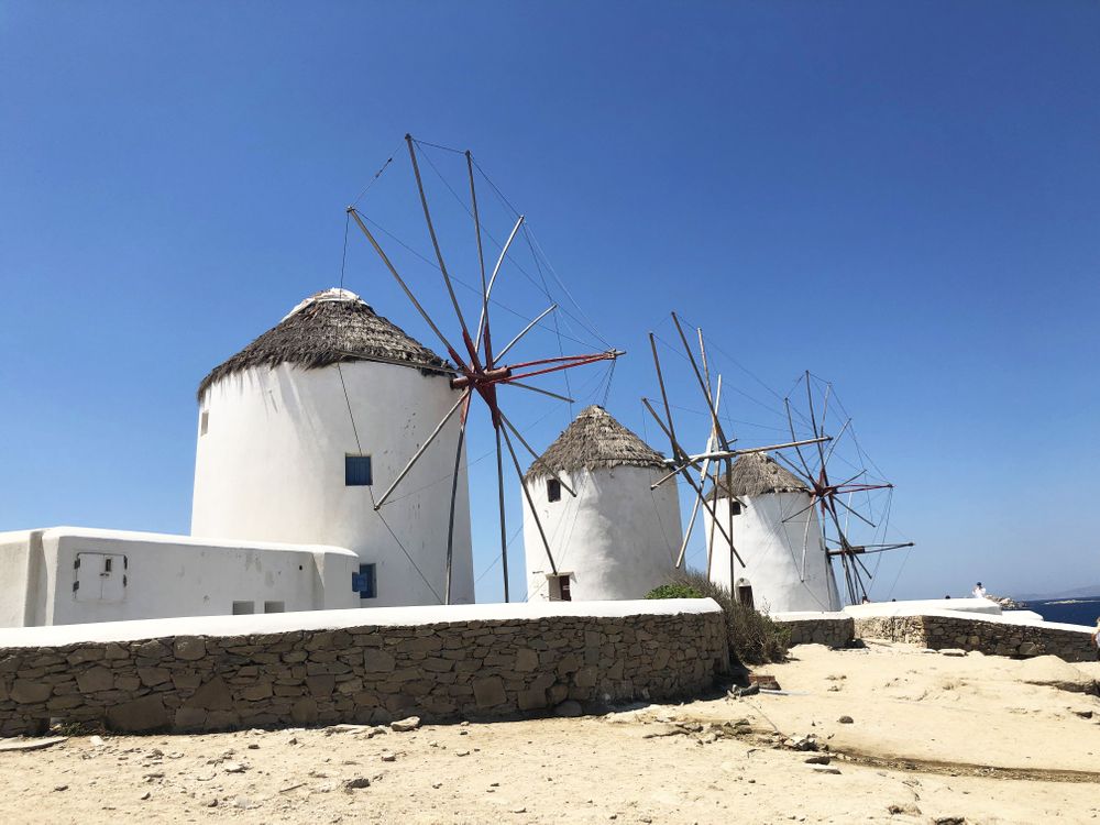 moulins Mykonos Grèce