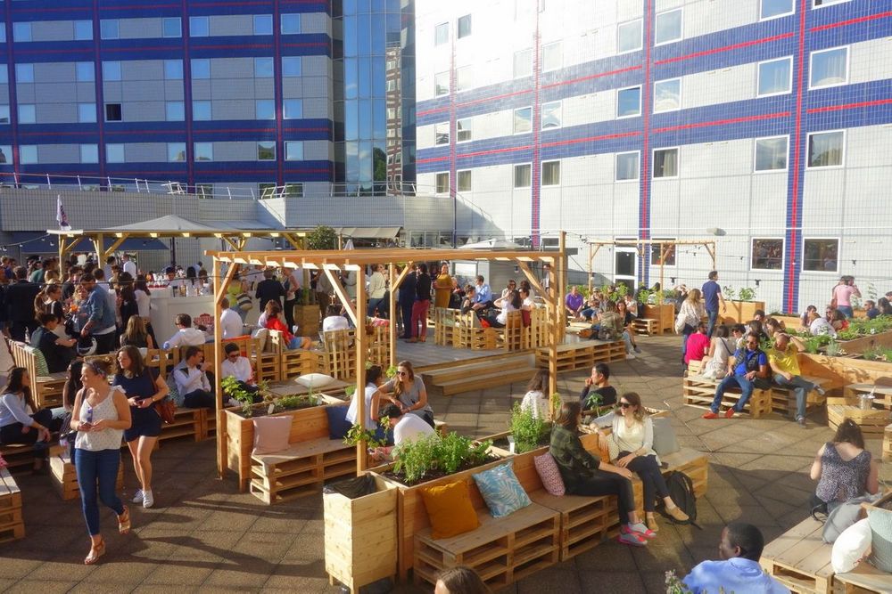 Terrasse insolite été paris Papacabane