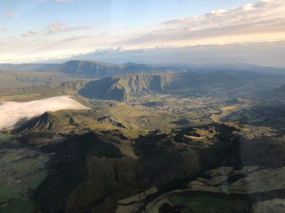 helicoptere reunion vue