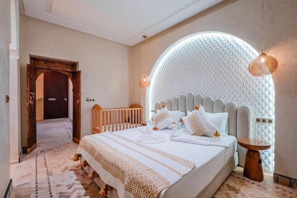 marrakech villa et riads grands groupes chambre