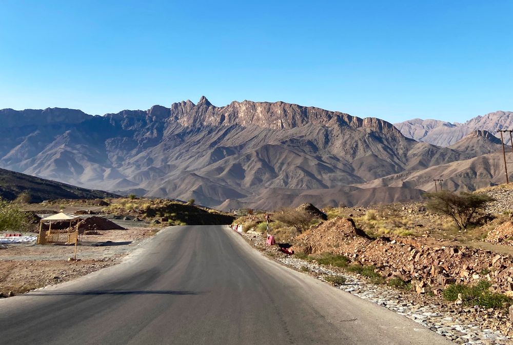 Oman route road-trip