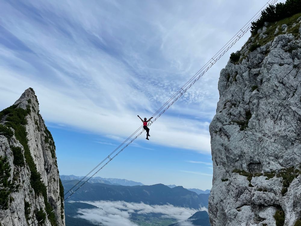 Via Ferrata Donnerkogel Autriche Stairways to Heaven Intersport