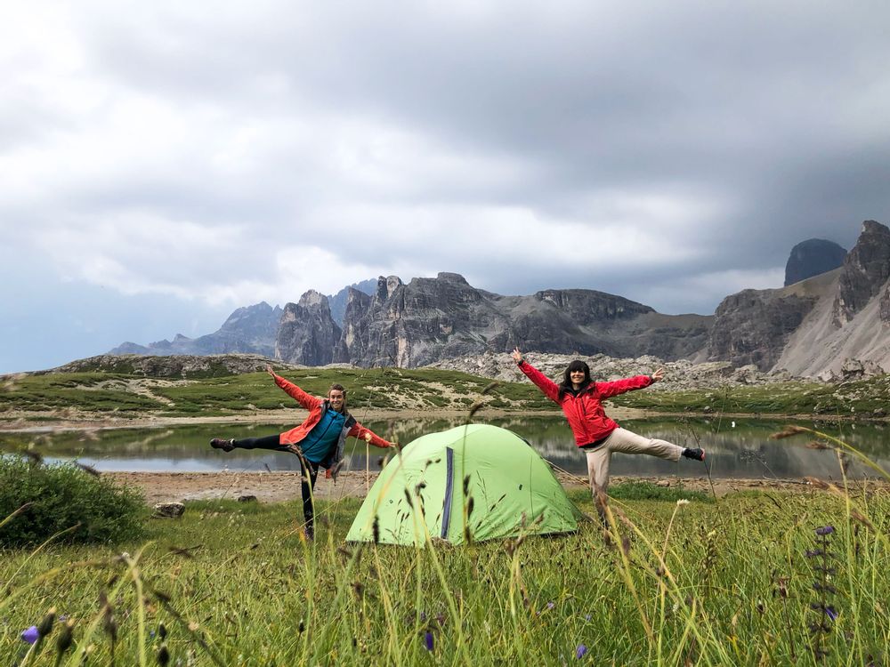 TRE CIME di Lavaredo Dolomites bivouac