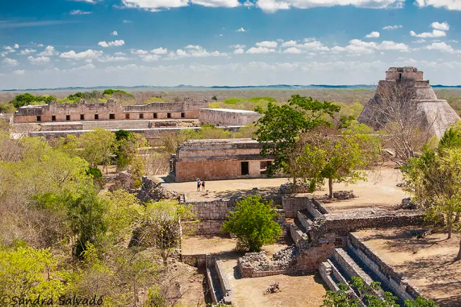 Temple Uxmal Yucatan Mexique