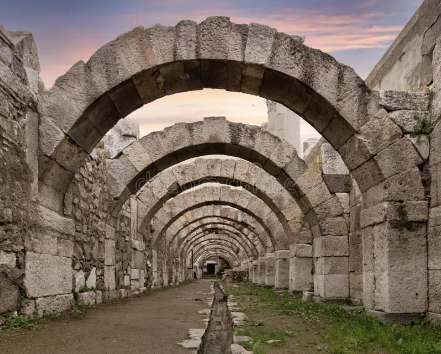Vestiges de l'agora d'Éphèse