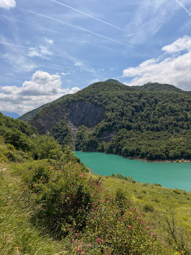 Randonnee passerelles lac monteynard clairexplore