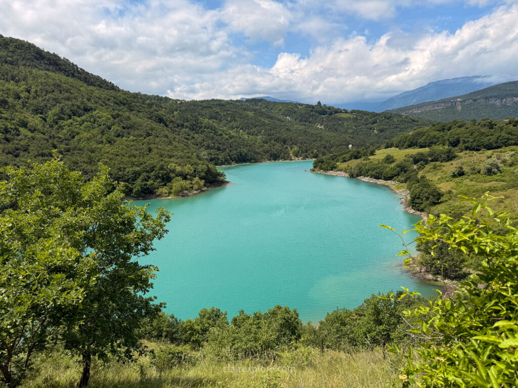 Randonnee passerelles lac monteynard clairexplore