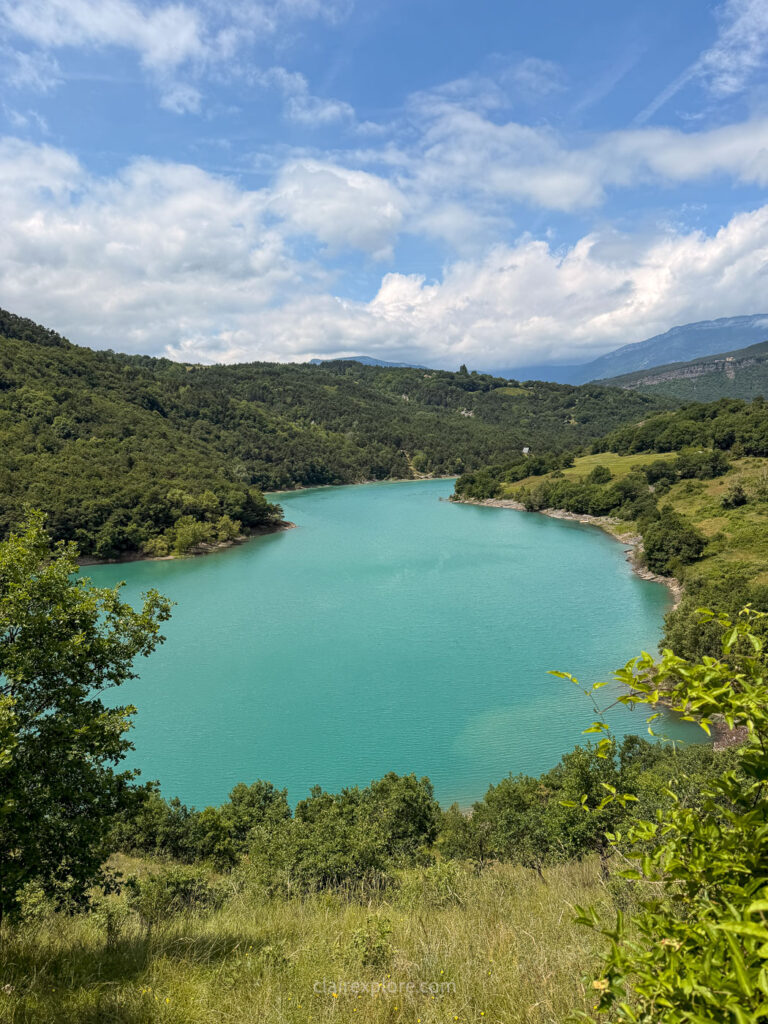 Randonnee passerelles lac monteynard clairexplore