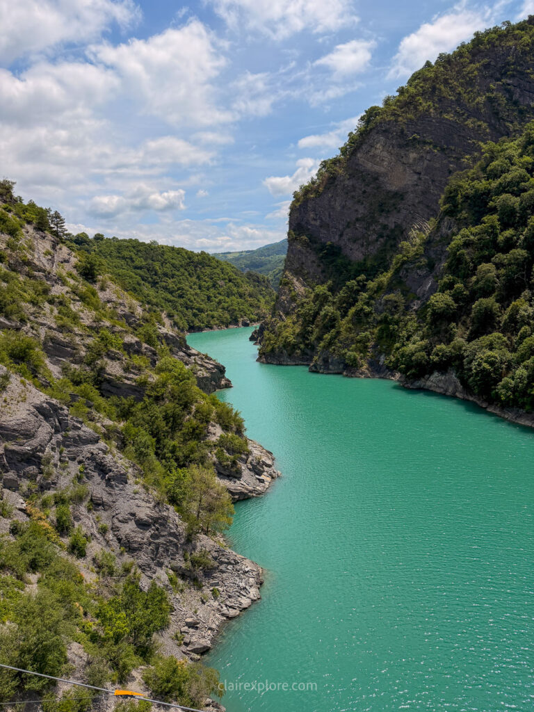 Randonnee passerelles lac monteynard clairexplore