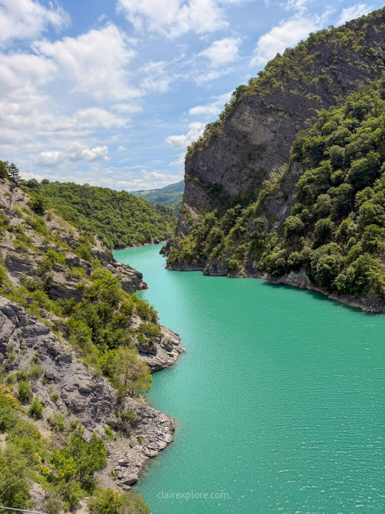 Randonnee passerelles lac monteynard clairexplore