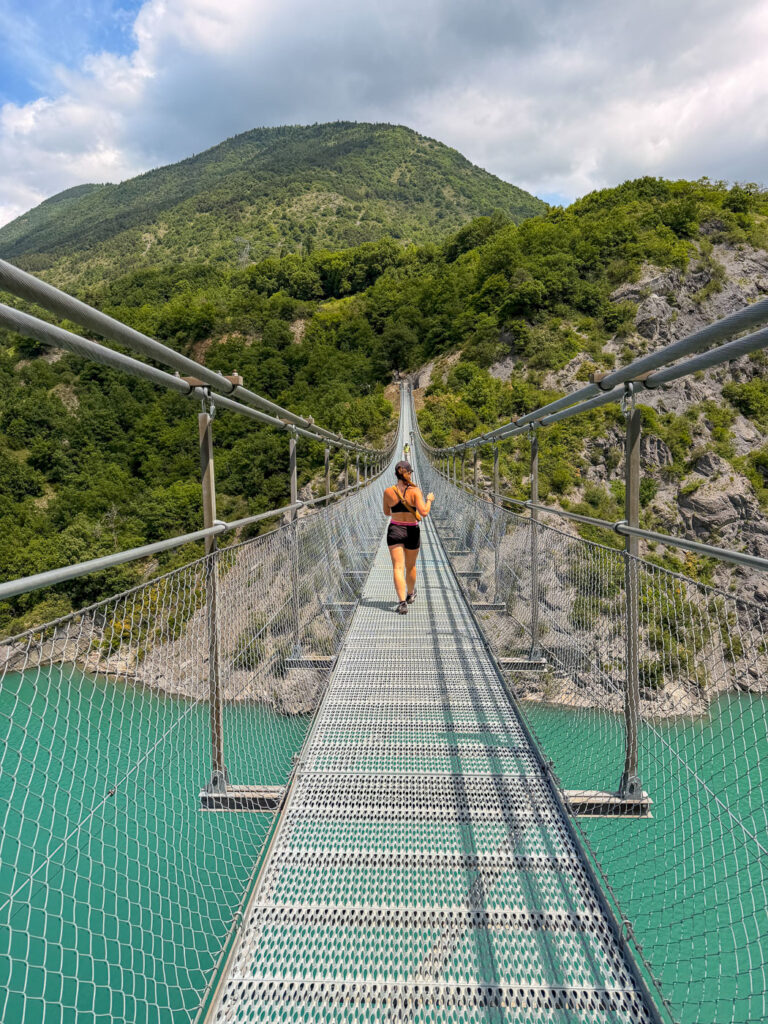 Randonnee passerelles lac monteynard clairexplore