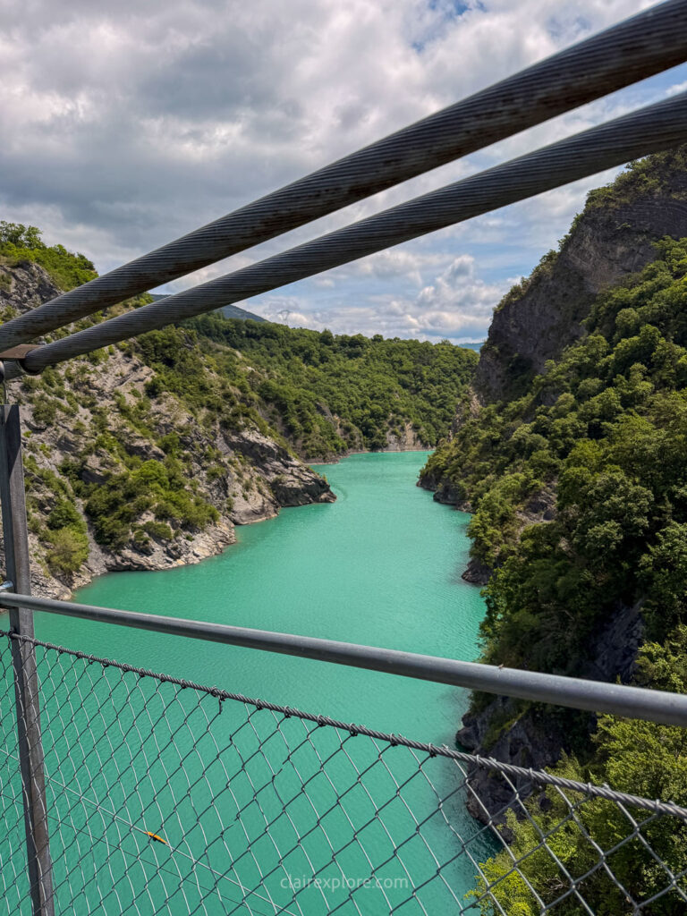 Randonnee passerelles lac monteynard clairexplore