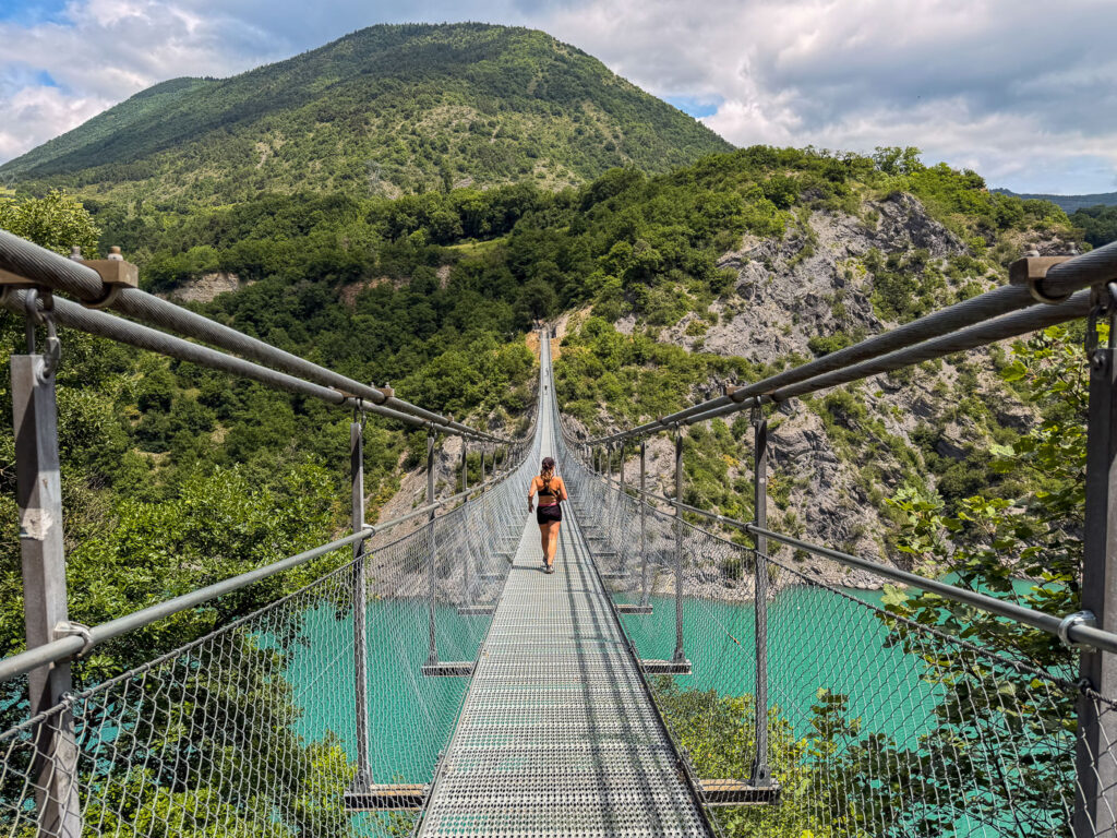 Randonnee passerelles lac monteynard clairexplore