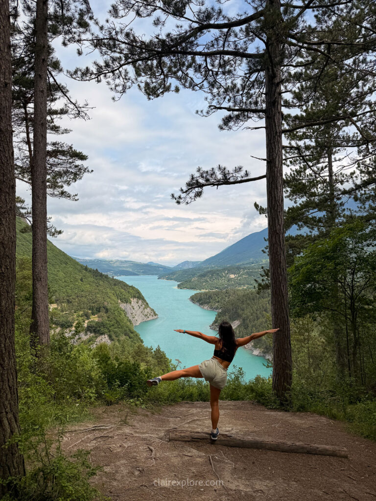 Randonnee passerelles lac monteynard clairexplore