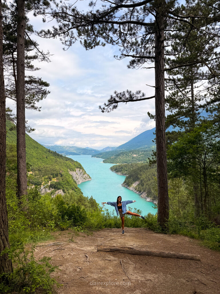 Randonnee passerelles lac monteynard clairexplore