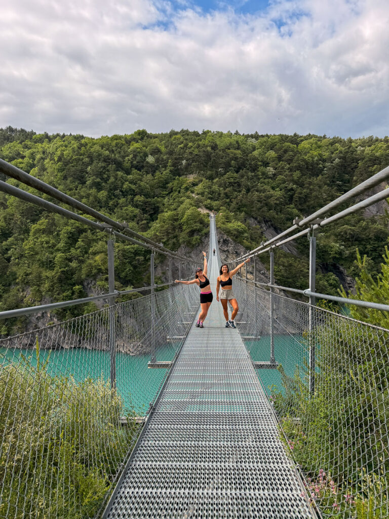 Randonnee passerelles lac monteynard clairexplore
