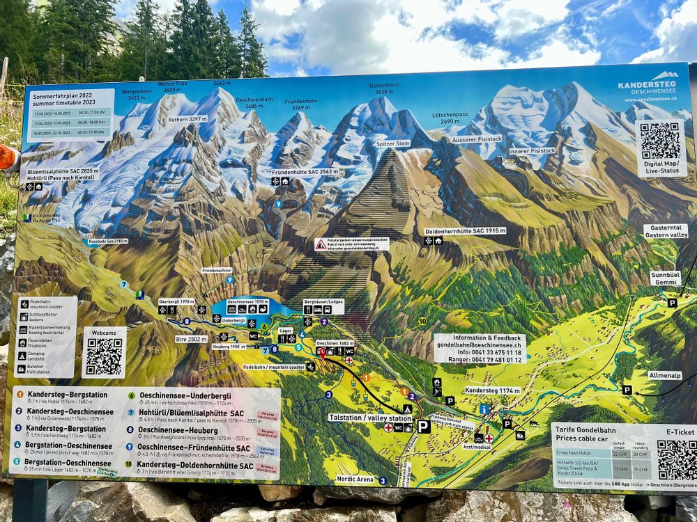 Village de Kandersteg Alpes bernoises Suisse