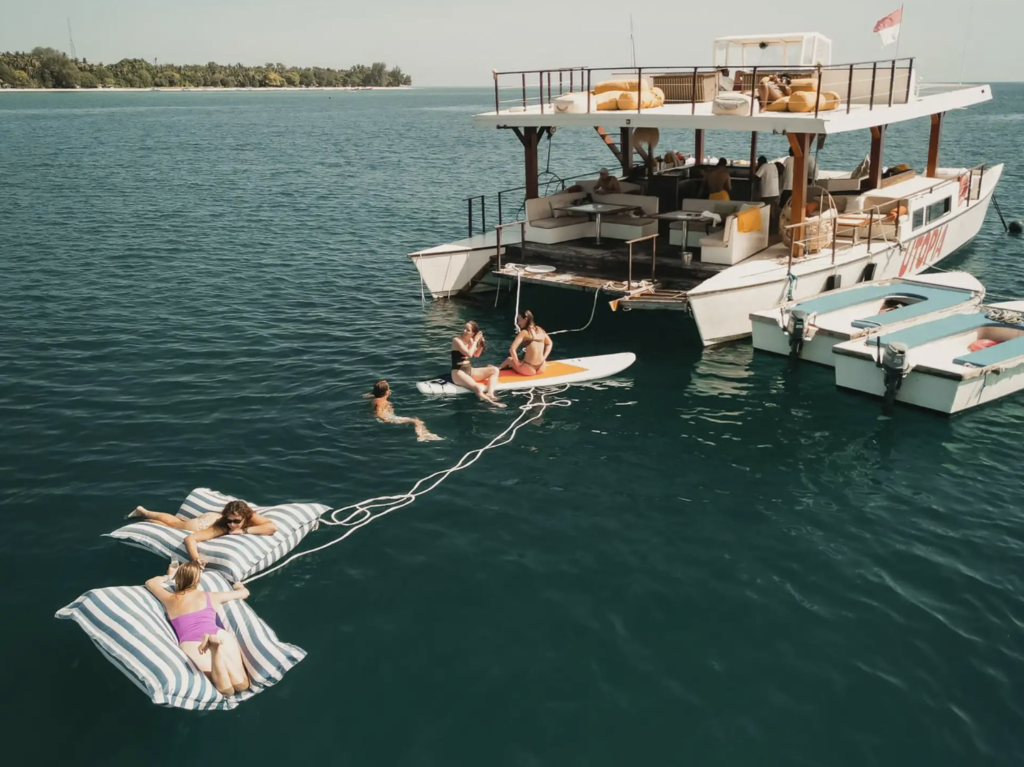 Catamaran Gili Air île