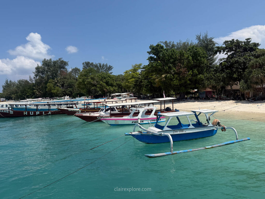 Gili air indonesie clairexplore