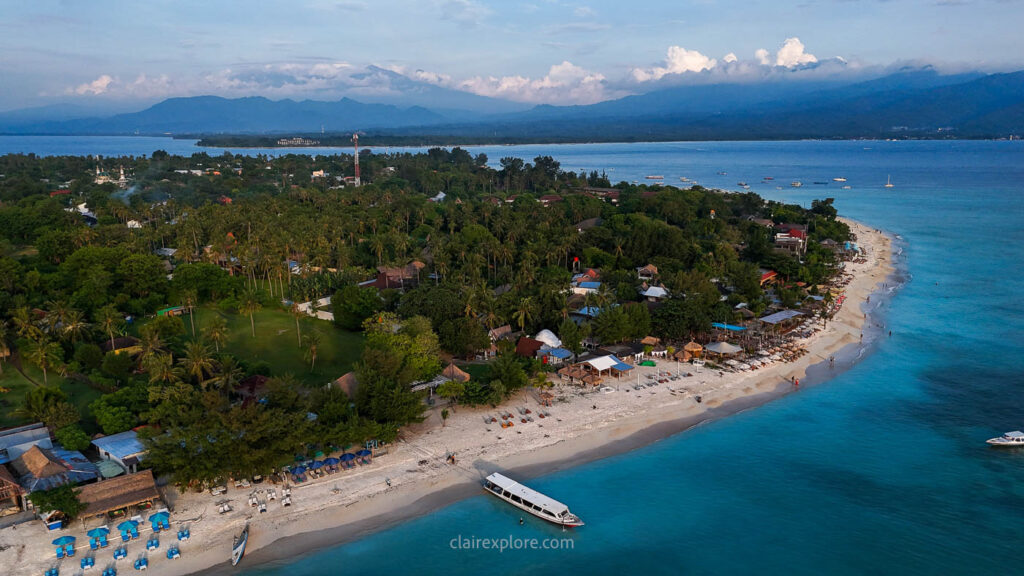 Drone Gili Air Lombok Bali Indonésie
