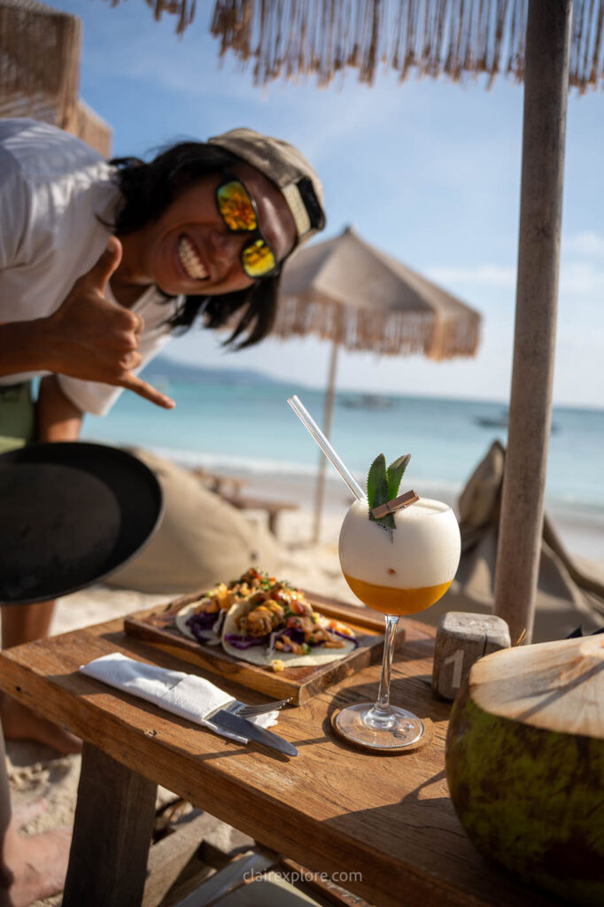Gili Air Lombok Indonésie Papaya