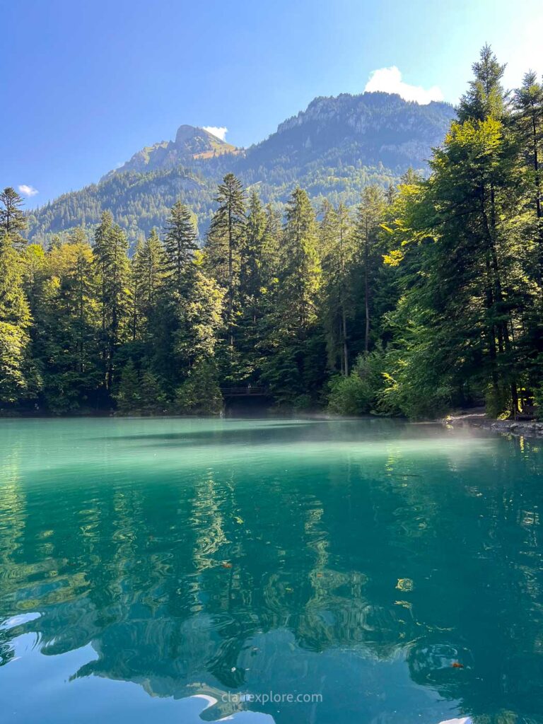 Lac Blausee Kandersteg Suisse