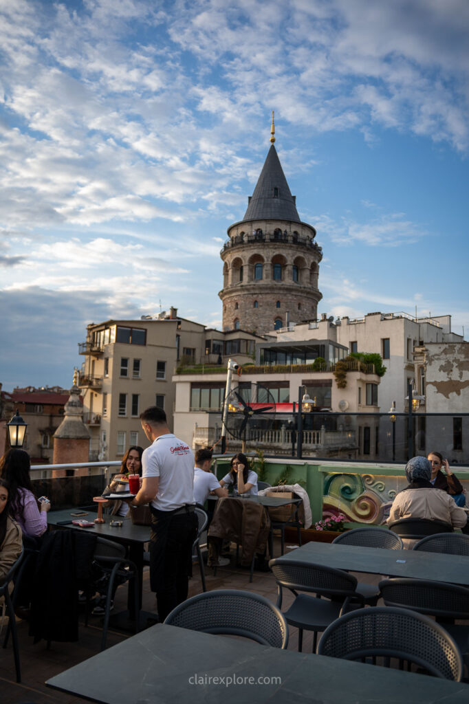 Galata rooftop Istanbul Turquie