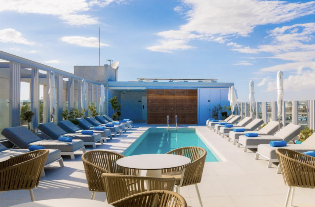 Hôtel Larnaca chypre piscine sur le toit