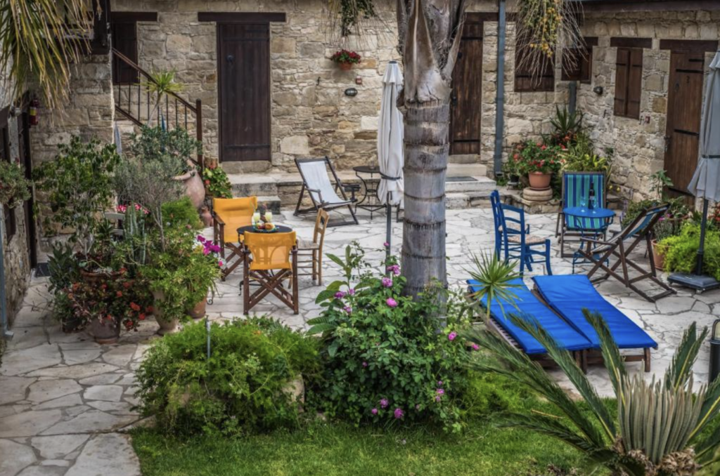 Maison en pierre avec cour intérieure à Limassol