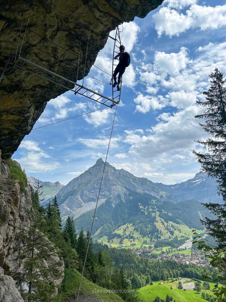 Via ferrata almenapp kandesteg