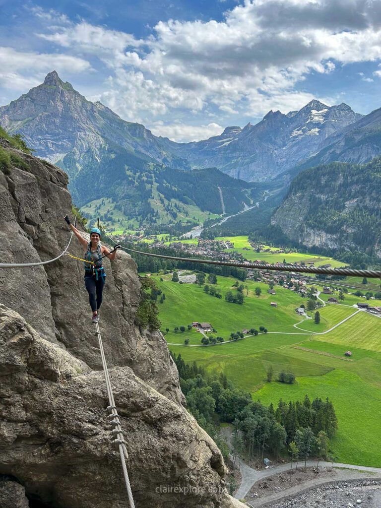 Via ferrata almenapp kandesteg