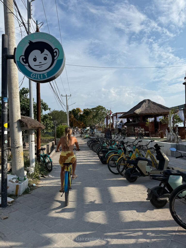 Gili trawangan indonesie clairexplore
