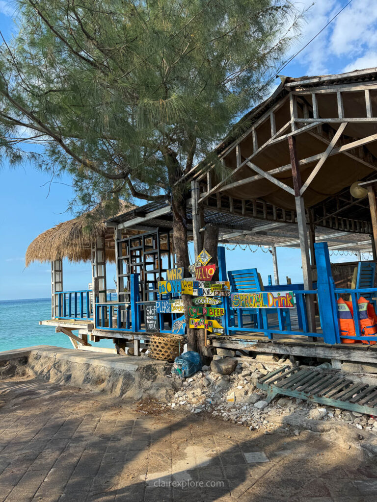 Gili trawangan indonesie clairexplore