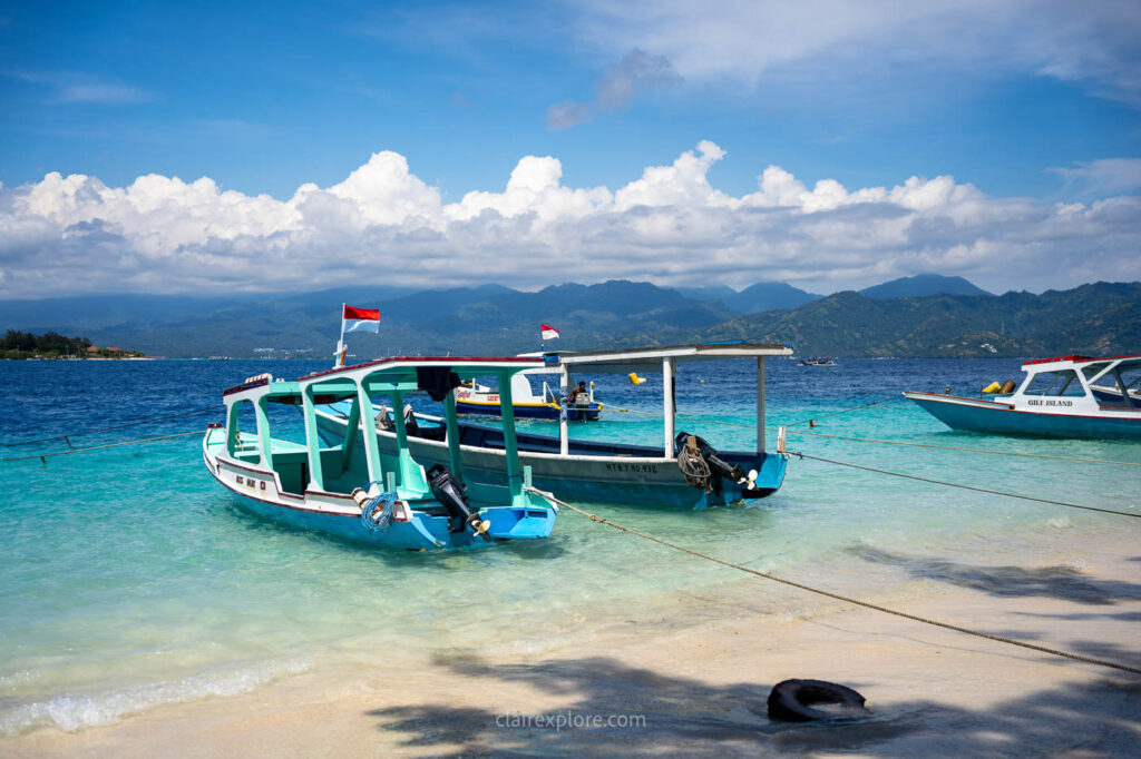 Gili trawangan indonesie clairexplore