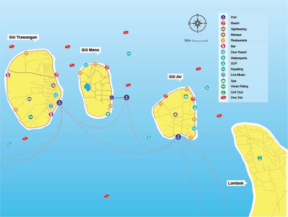 Map gili