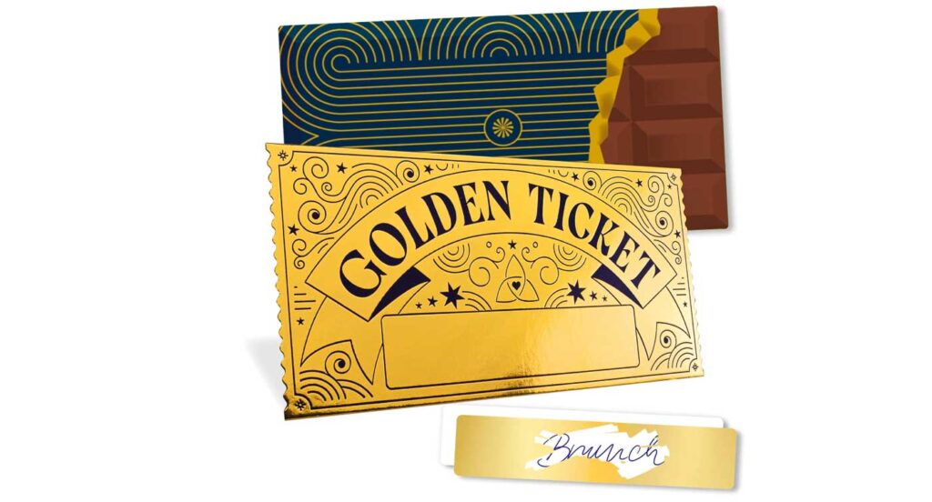 Golden ticket à gratter