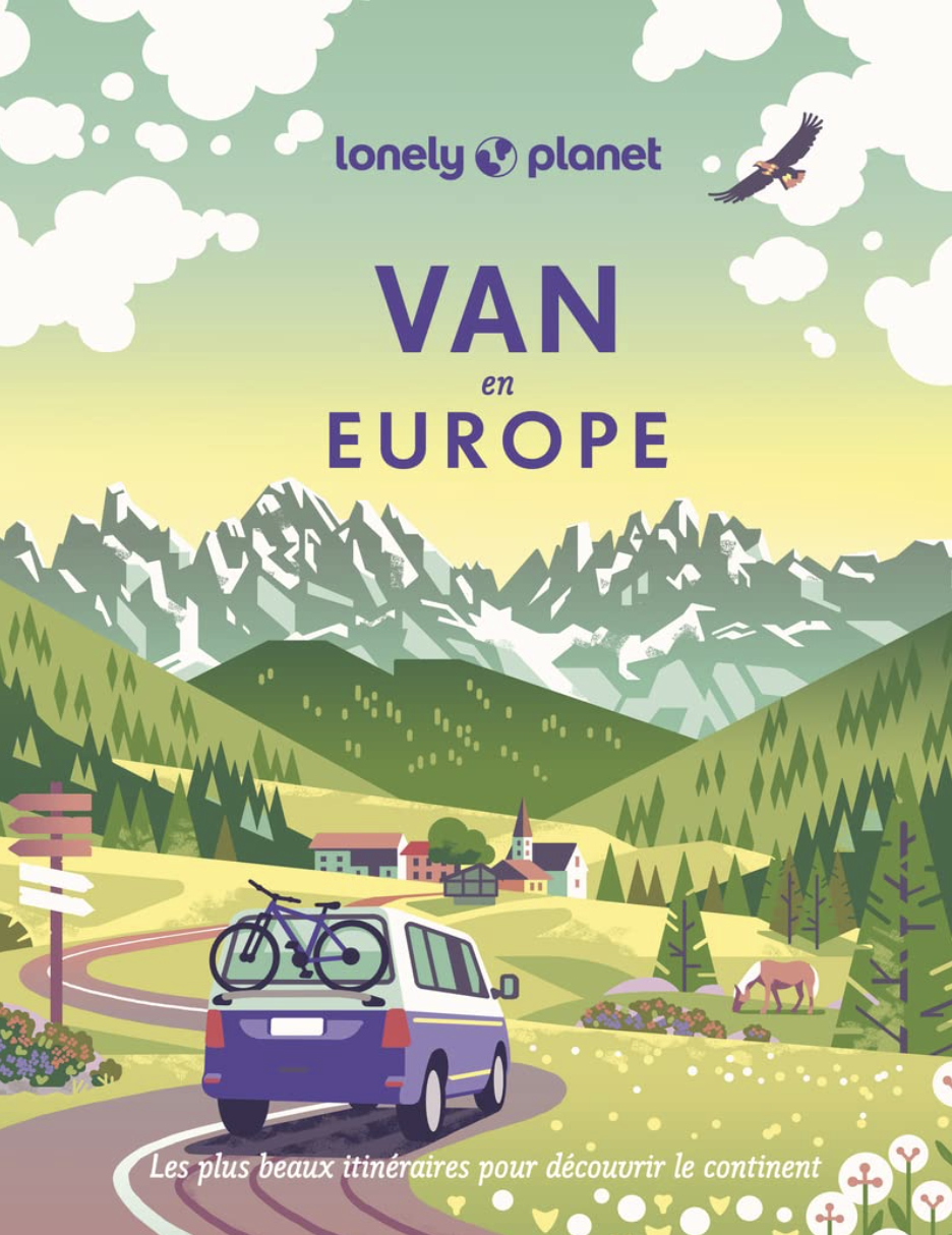 Couverture du livre Van en Europe